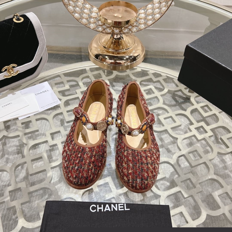 Ch*el flat shoes